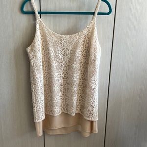 Cabi lined lace cami